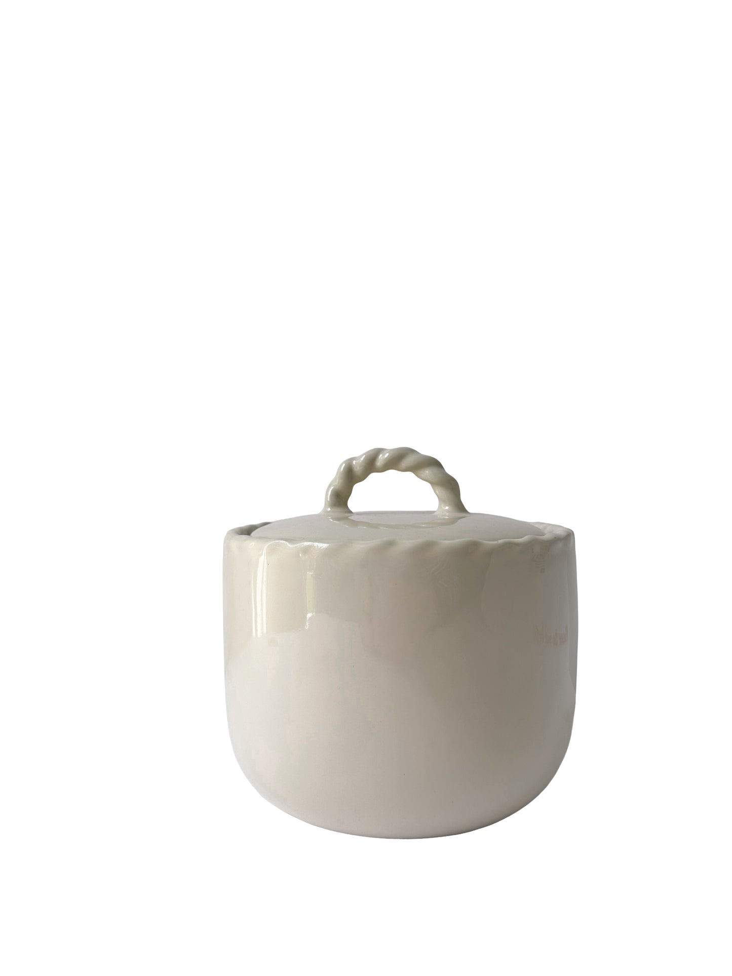 Ceramic Kitchen Candle in Lichen