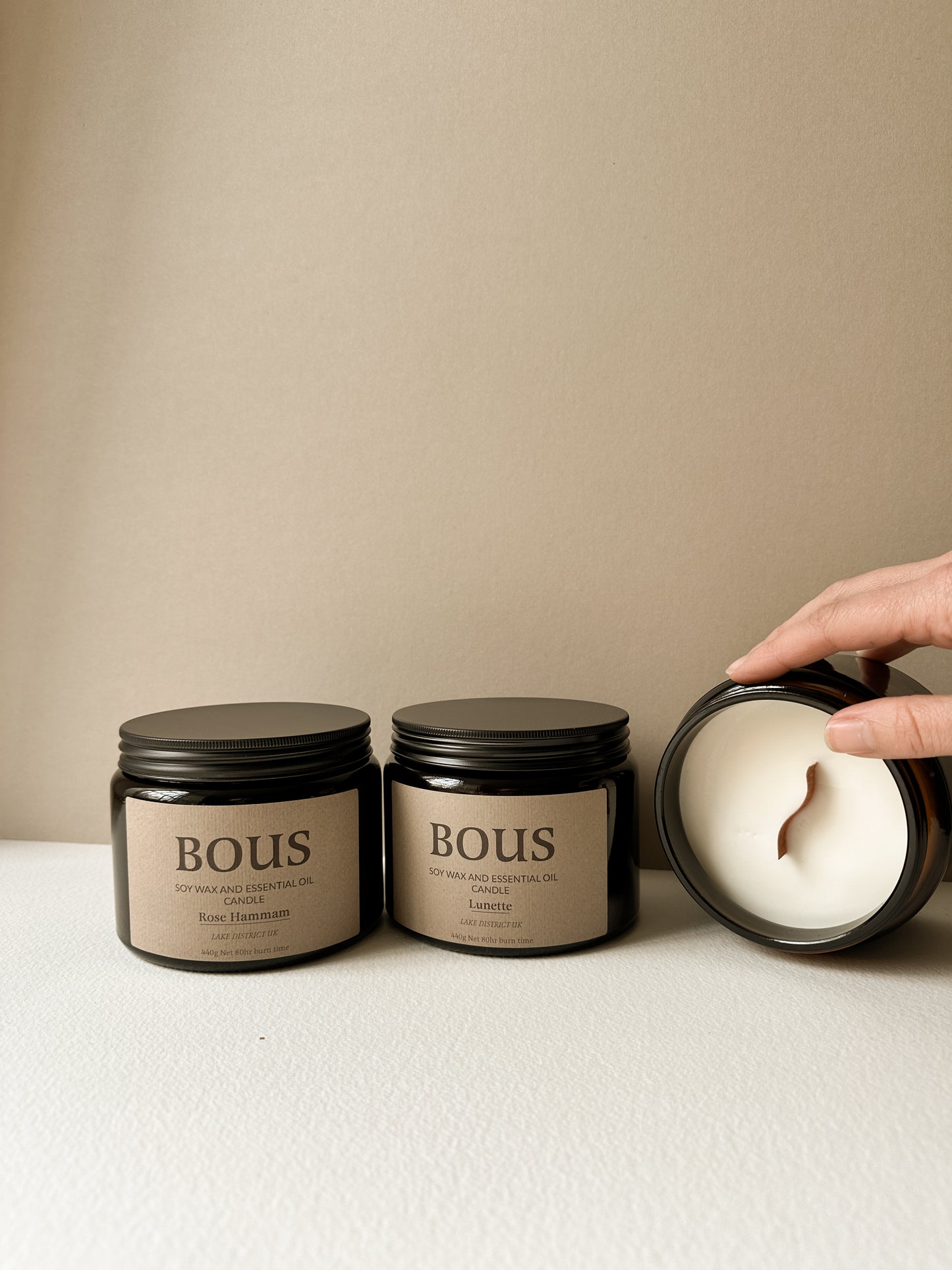 Lunette - Hand Poured Soy Candle with Wooden Wick - Extra Large