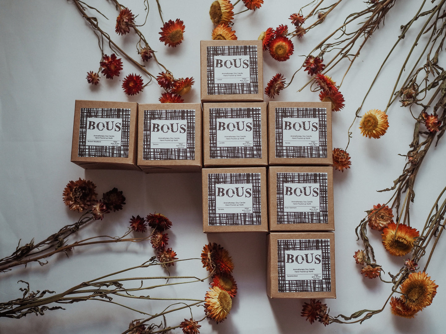 Ochre, Spiced Orange- Medium Hand Poured Soy Aromatherapy Candle with Wooden Wick