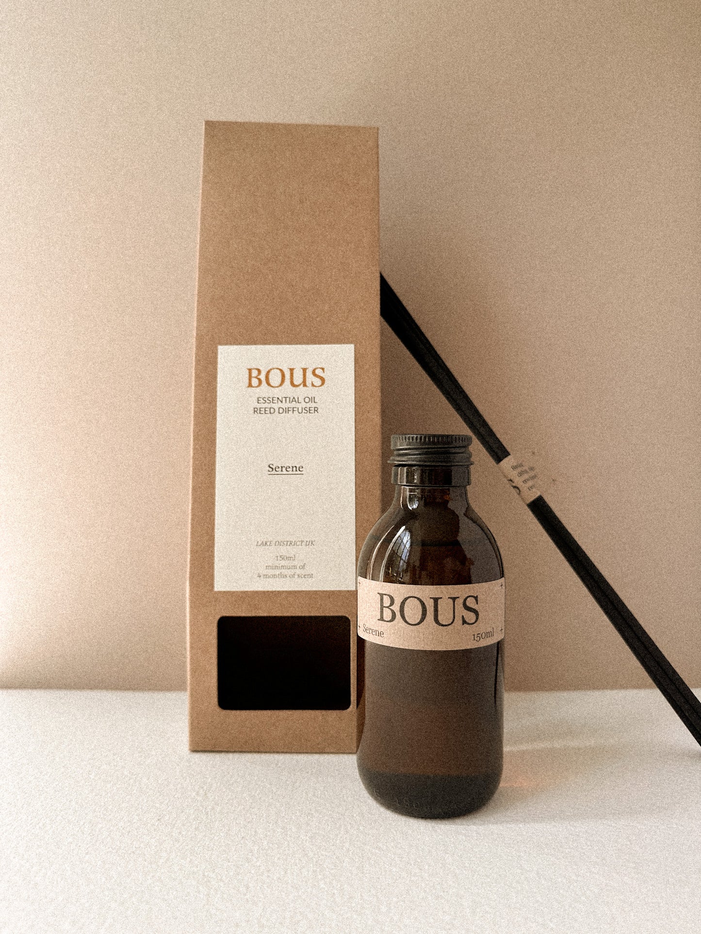 Serene Reed Diffuser 150ml Essential Oils Eco