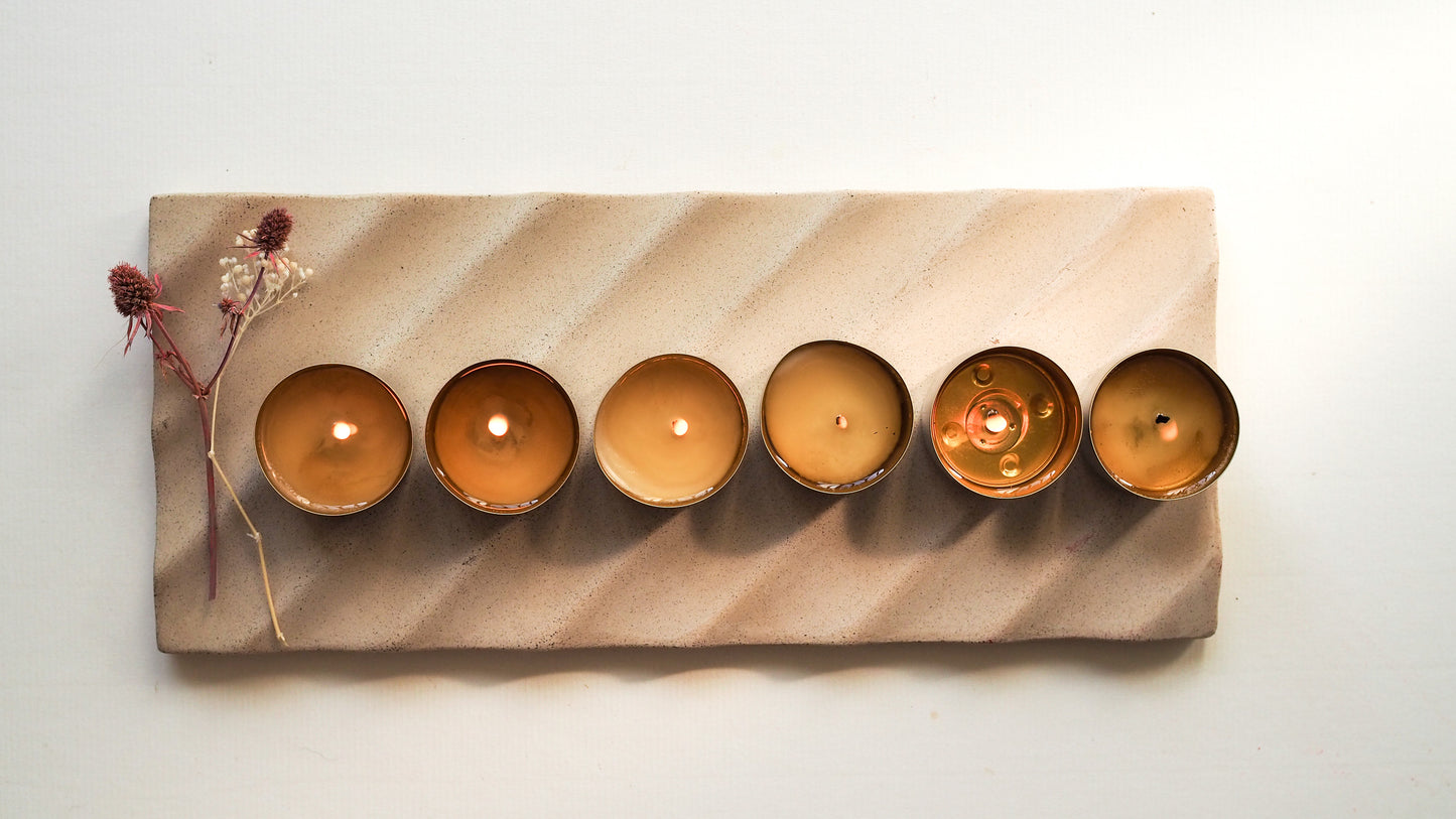 6 Non Scented  Tealights