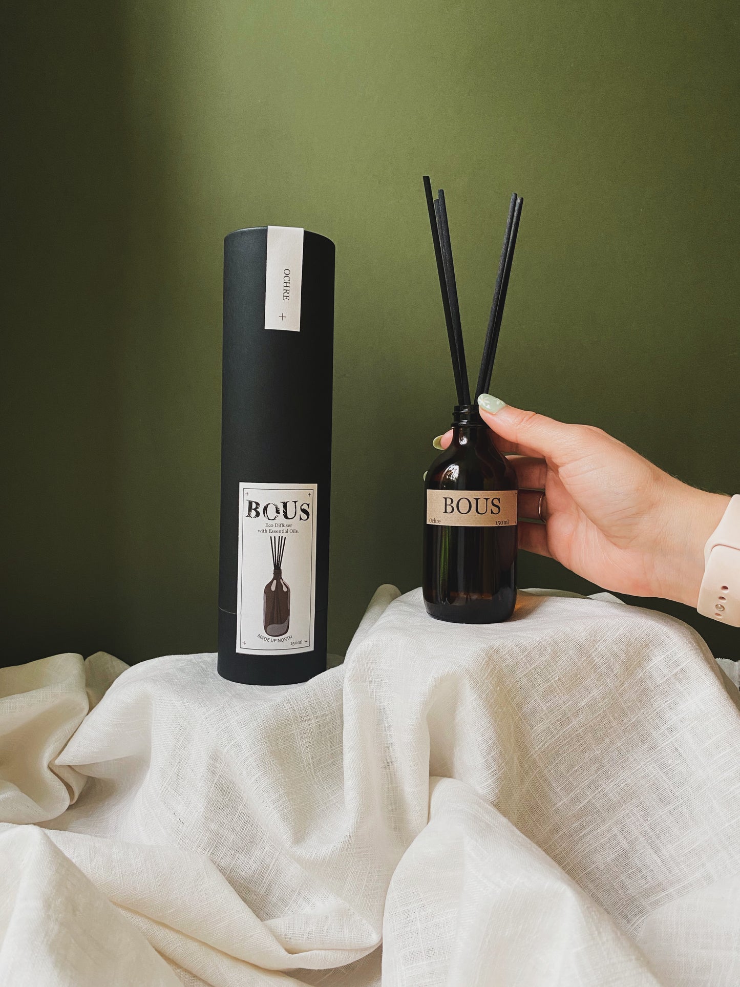 Ochre Reed Diffuser 150ml Essential Oils Eco floral