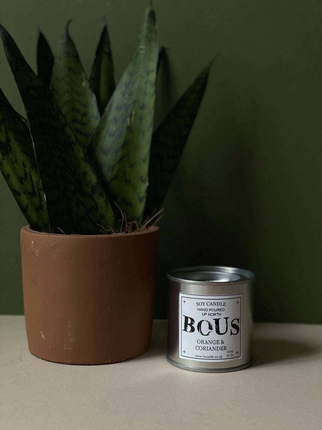 Paint tin candles