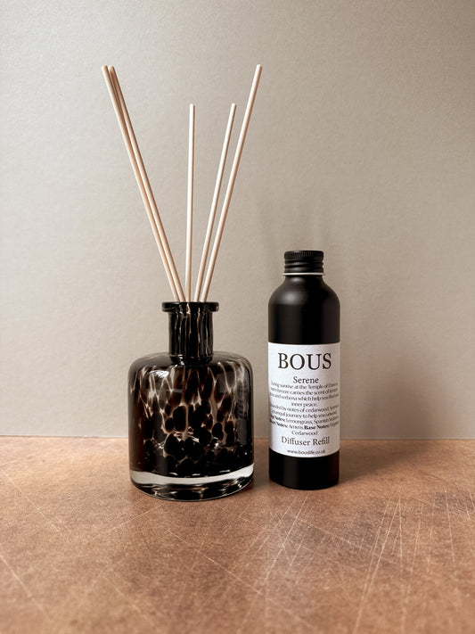 Gift Box with Glass Bottle and Reed Diffuser