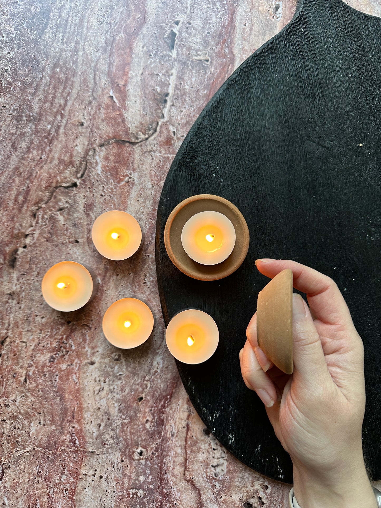 Rustic Terracotta Tealight Bowl