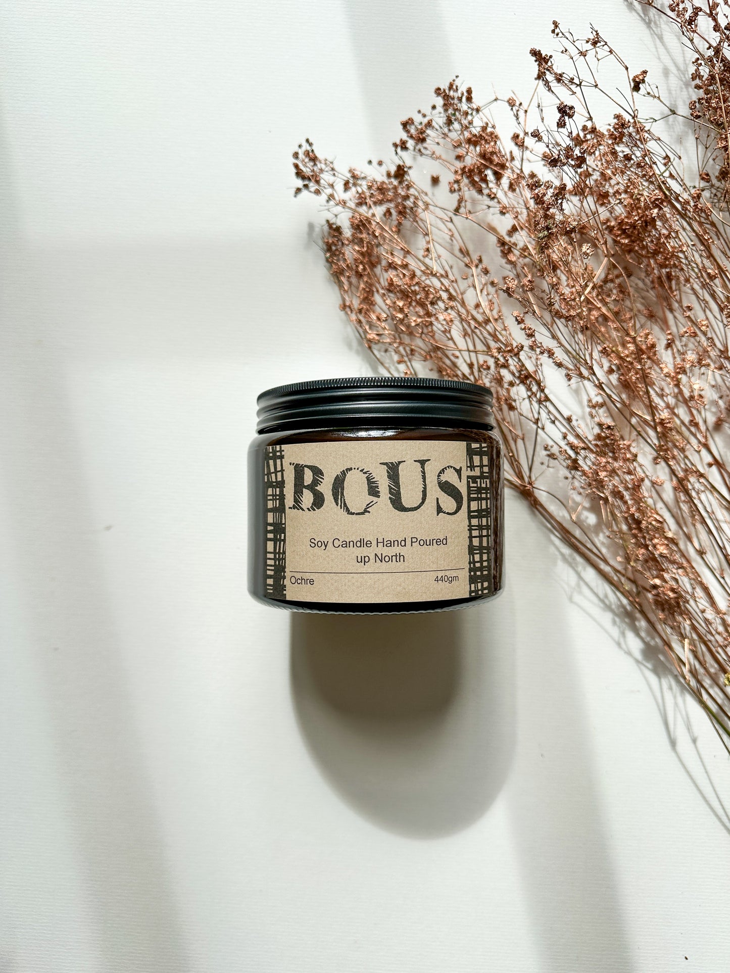 Ochre, Spiced Orange Hand Poured Soy Aromatherapy Candle - Wooden Wick - Small Batch Natural - Extra Large