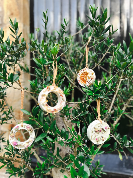 Hanging Scented Botanical Wax Decoration