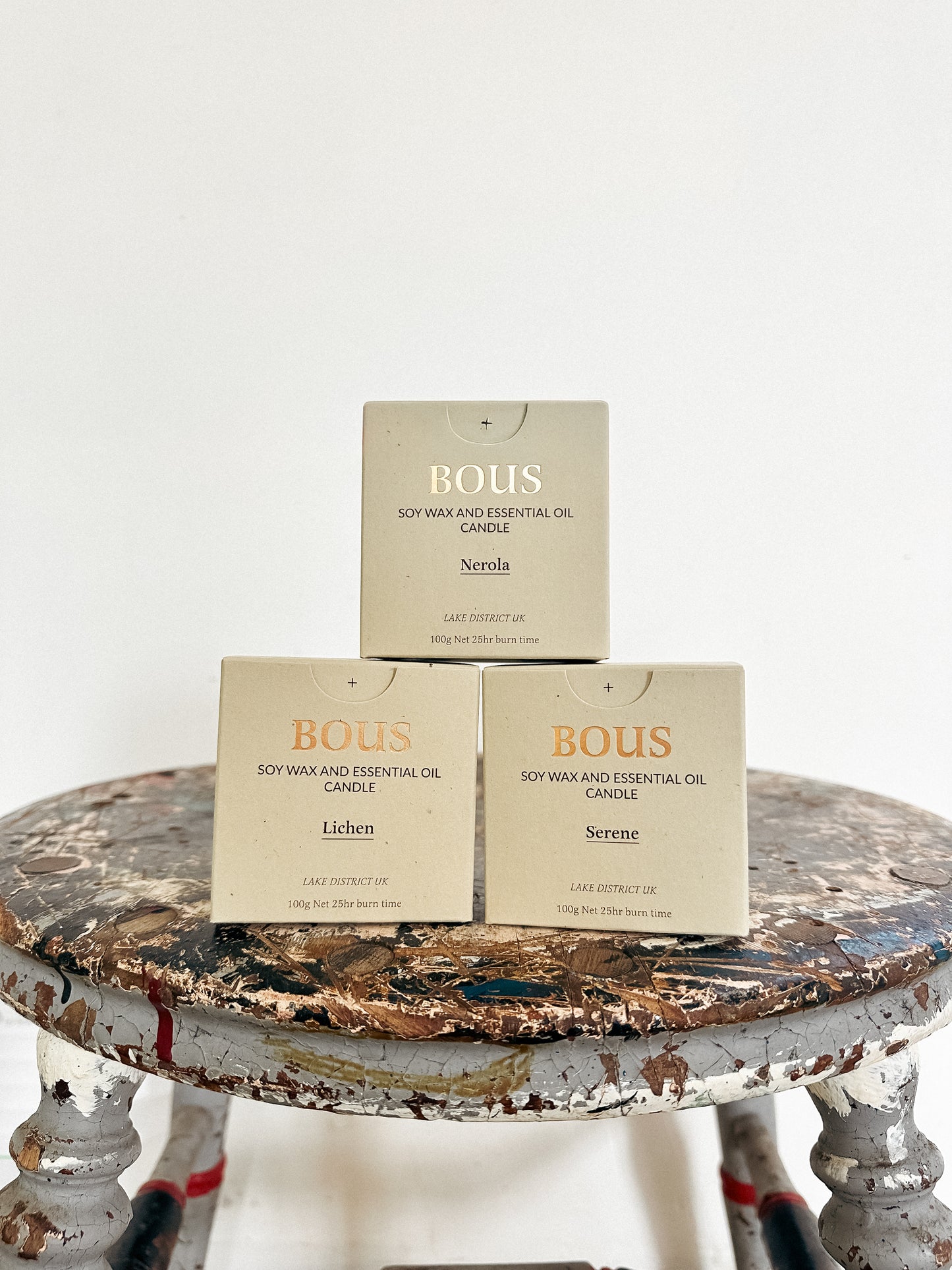 Lunette- Medium Hand Poured Soy Aromatherapy Candle with Wooden Wick