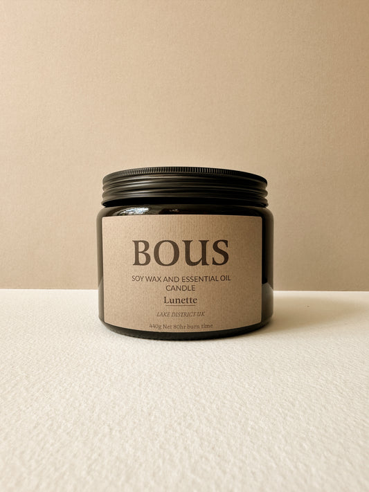 Lunette - Hand Poured Soy Candle with Wooden Wick - Extra Large