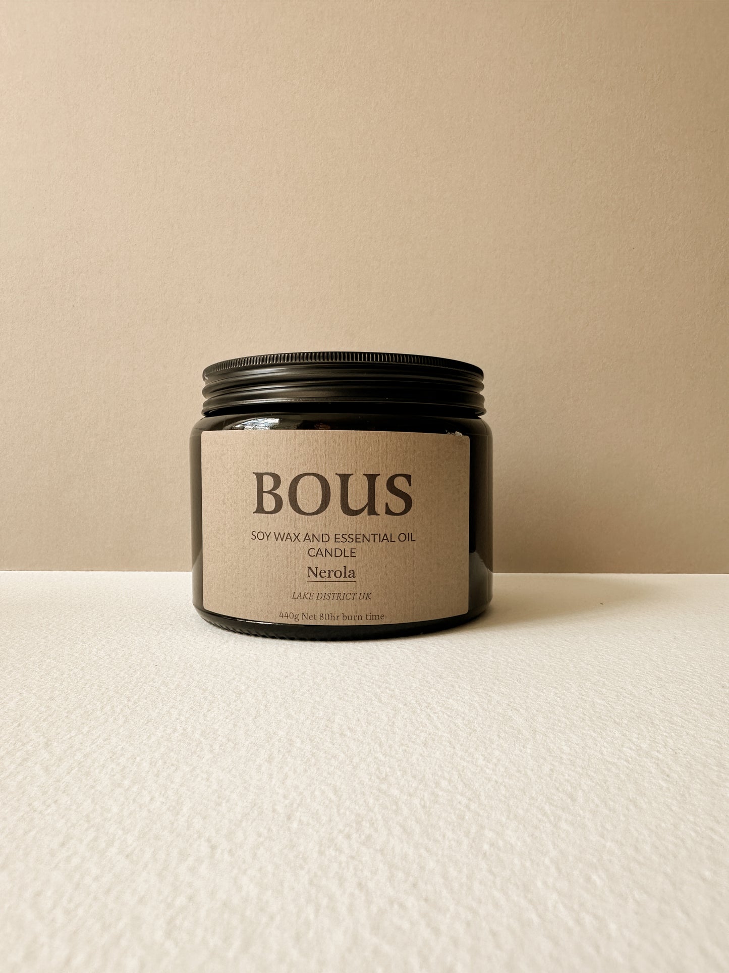 Nerola Neroli and Cardamom Hand Poured Soy Aromatherapy Candle - Wooden Wick - Small Batch Natural - Extra Large