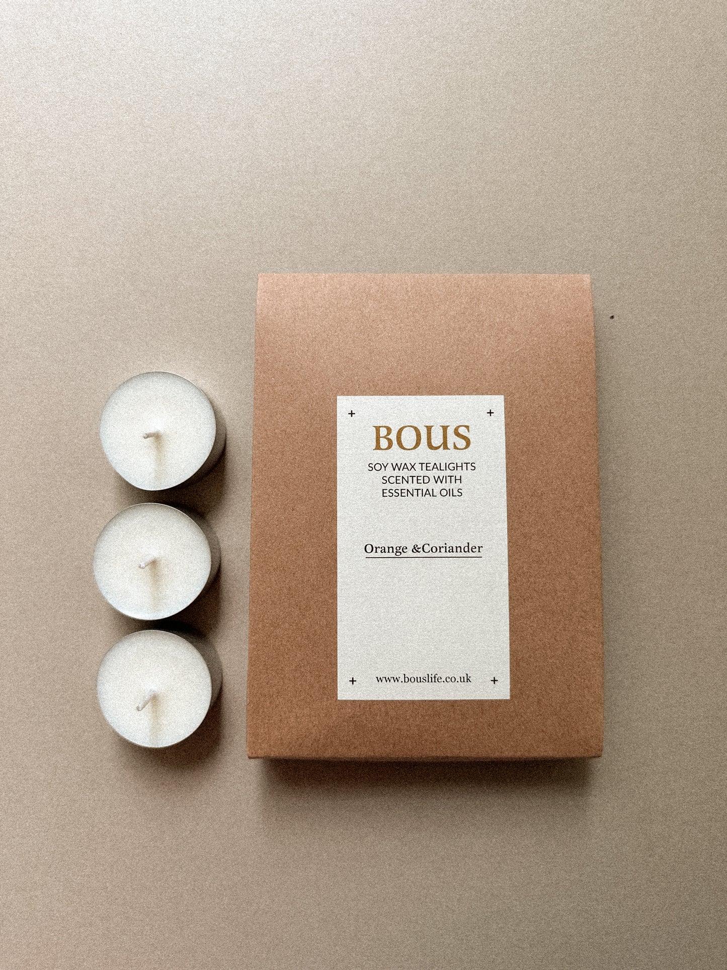 Orange and Coriander - Scented Aromatherapy Tealights