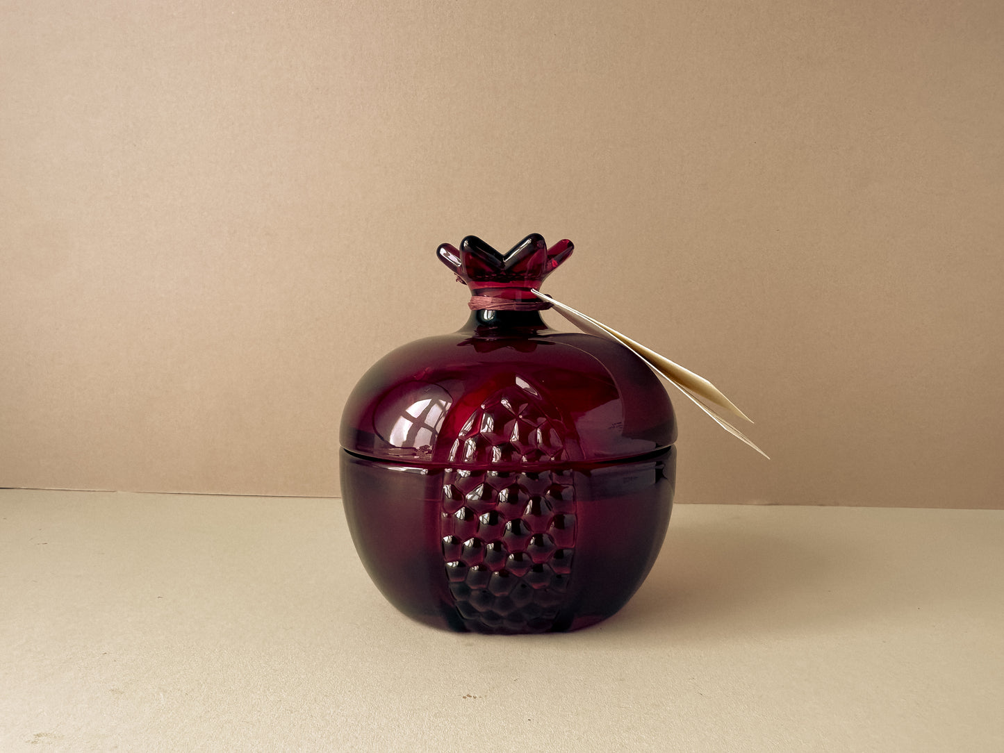 Pomegranate Glass Candle in Nerola