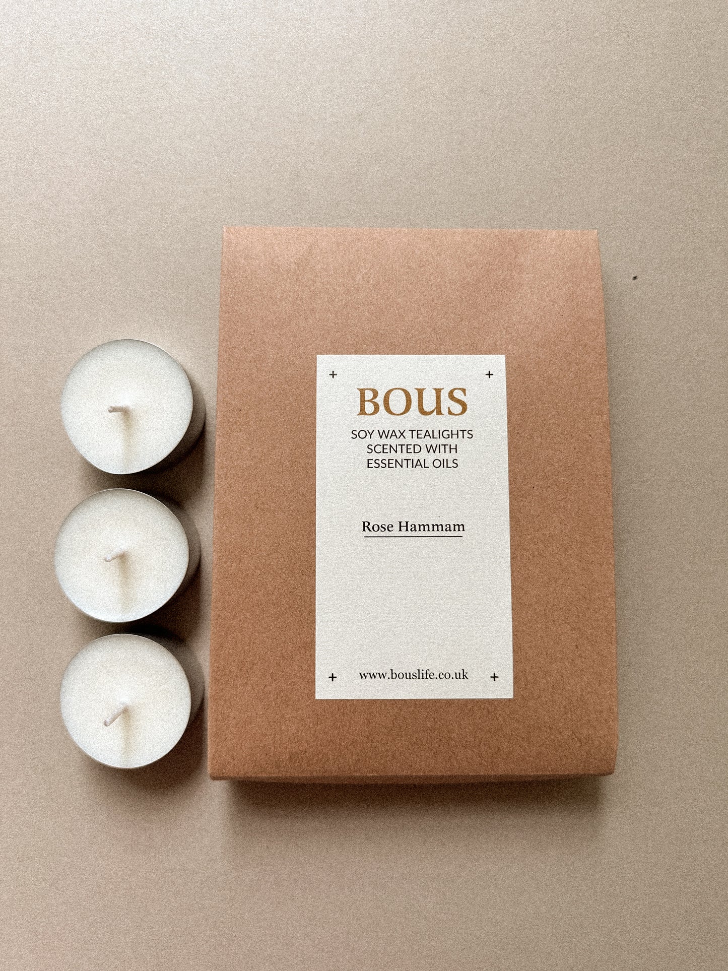 6 Rose Hammam Scented Aromatherapy Tealights