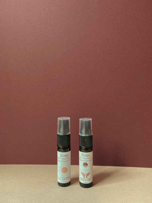 Yoga Mat and Space Prep Spray- Travel Size 10ml